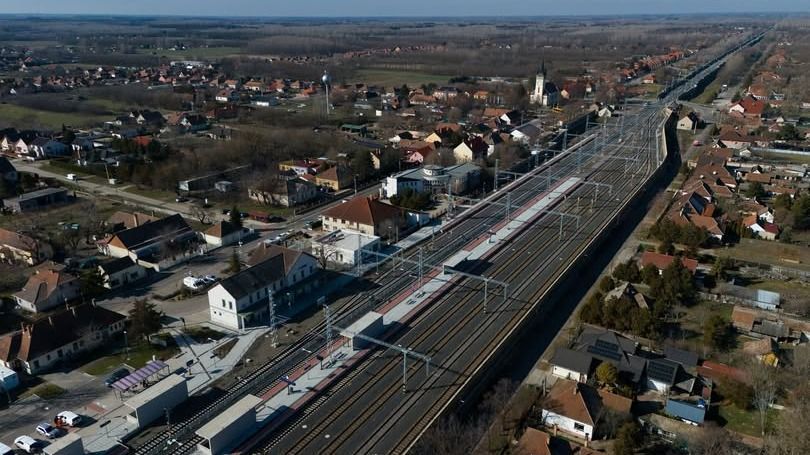 Október elején egy minden eddiginél fontosabb teszt következik a Budapest–Belgrád vasútvonalon Forrás: Facebook/Építési és Közlekedési Minisztérium