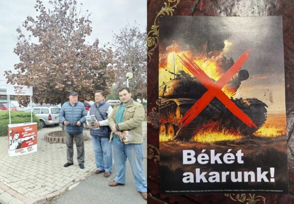 Orosháza: elindult a Munkáspárt békekampánya