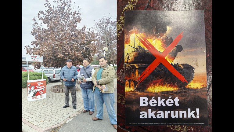 Orosháza: elindult a Munkáspárt békekampánya